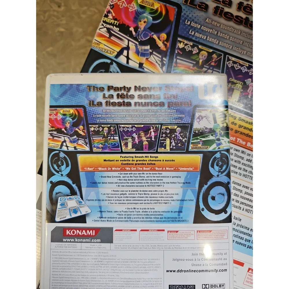 DDR Hottest Party 2 Bundle - Nintendo Wii